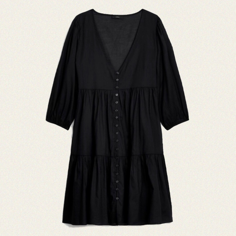 J. Crew Button-Front Beach Dress